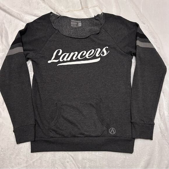 North and Acrux Tops - North and Acrux Gray Lancers Long sleeve Pullover Sweatshirt Size Small